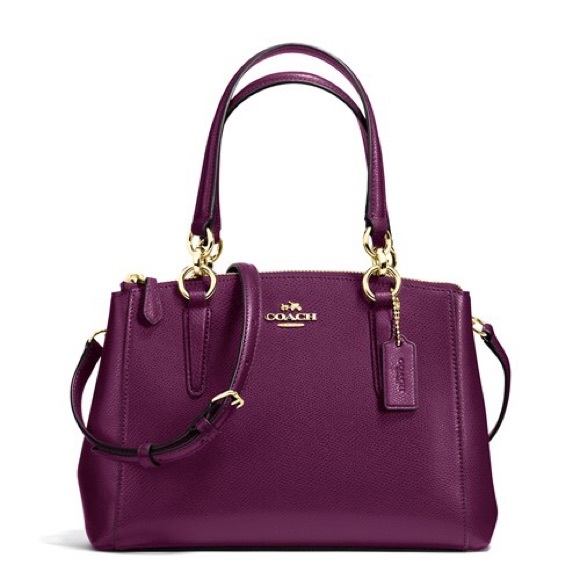 Coach Handbags - COACH Mini Christie Carryall Crossgrain Leather